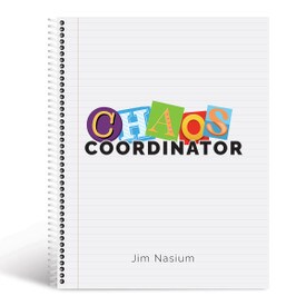 chaos block cover lined paper