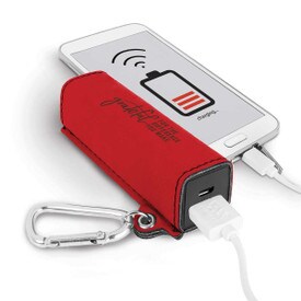 red power bank with making a grateful for the difference you make message