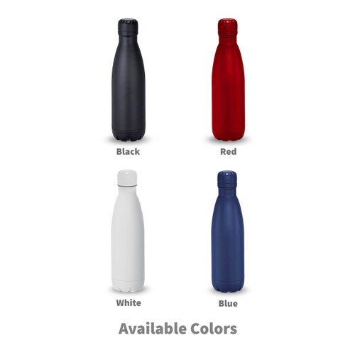 multiple colors of stainless steel insulated water bottle