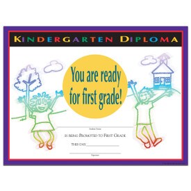 kindergarten diploma certificate