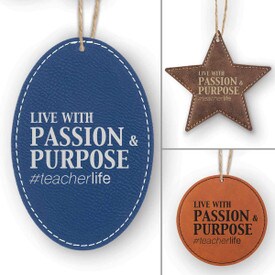 Live With Passion & Purpose #teacherlife Ornament Is the Perfect Way to Show Your Appreciation for Teachers This Holiday Season
