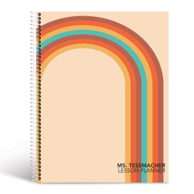 retro rainbow cover